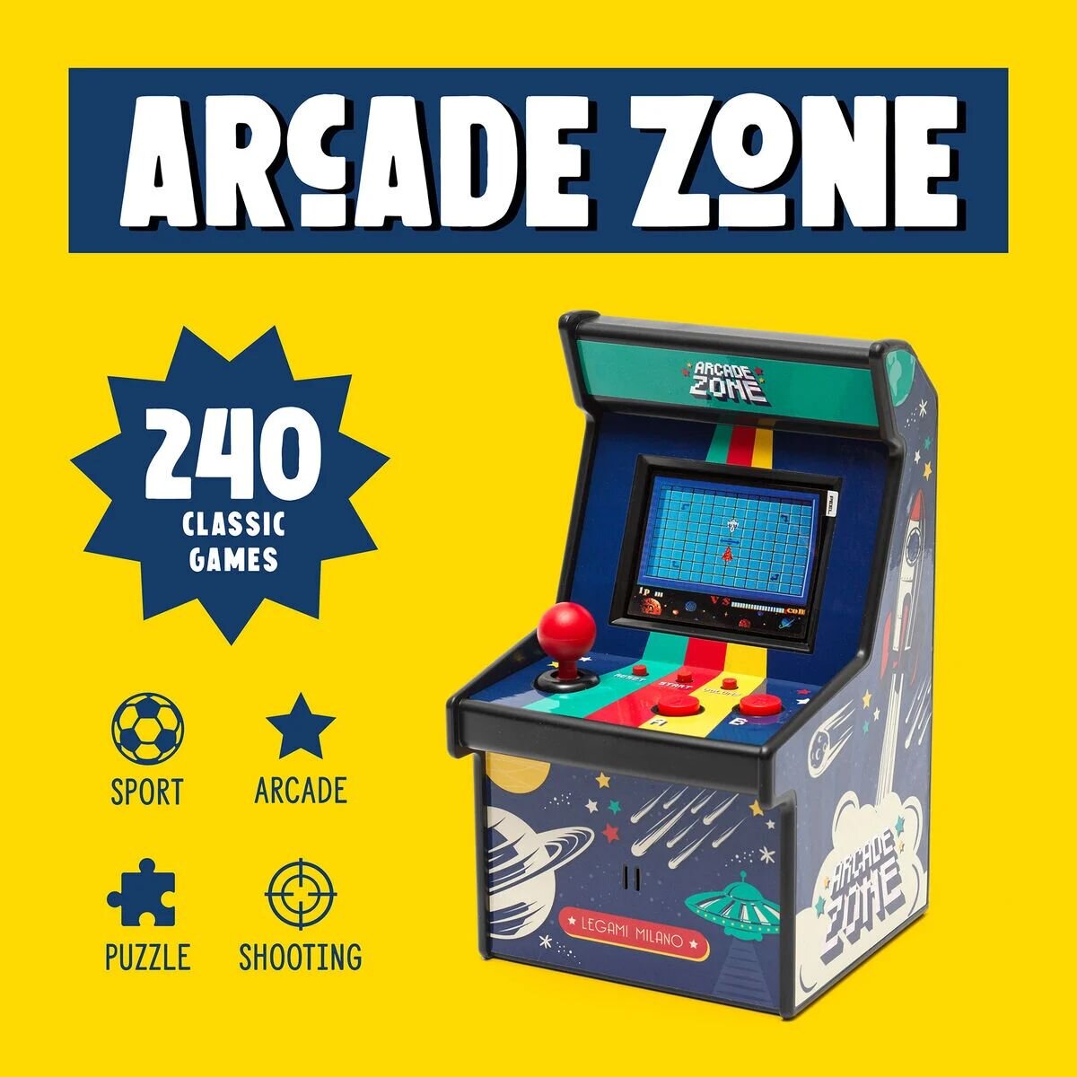 Legami Mini-Arcade-Videospiel - Arcade Zone
