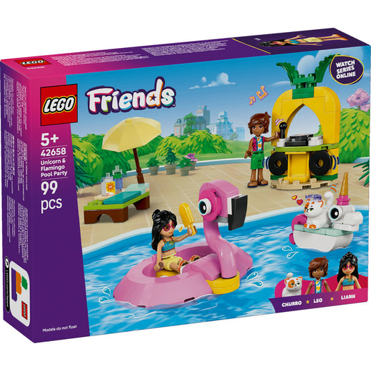 LEGO® Friends 42658 Poolparty mit Einhorn und Flamingo