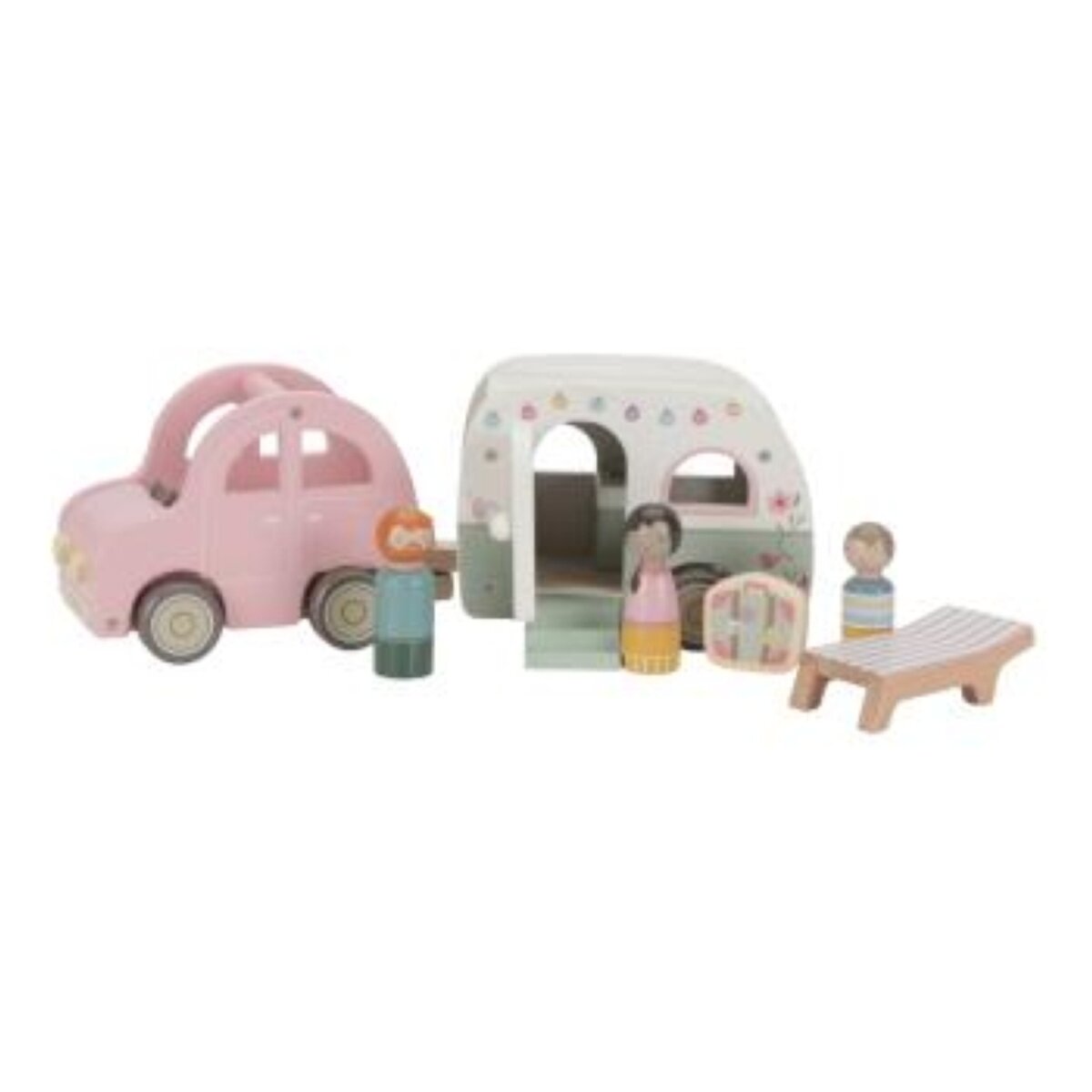 Little Dutch Spielzeugauto mit Wohnwagen