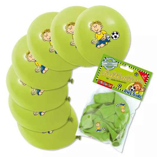 Lutz Mauder Luftballons Fußballer Fritz Flanke, 8er Packung