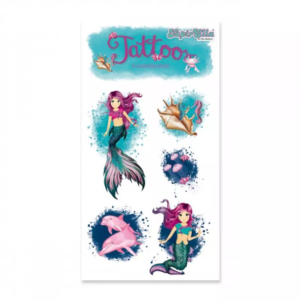 Lutz Mauder TapirElla Tattoo Meerjungfrau Coralie