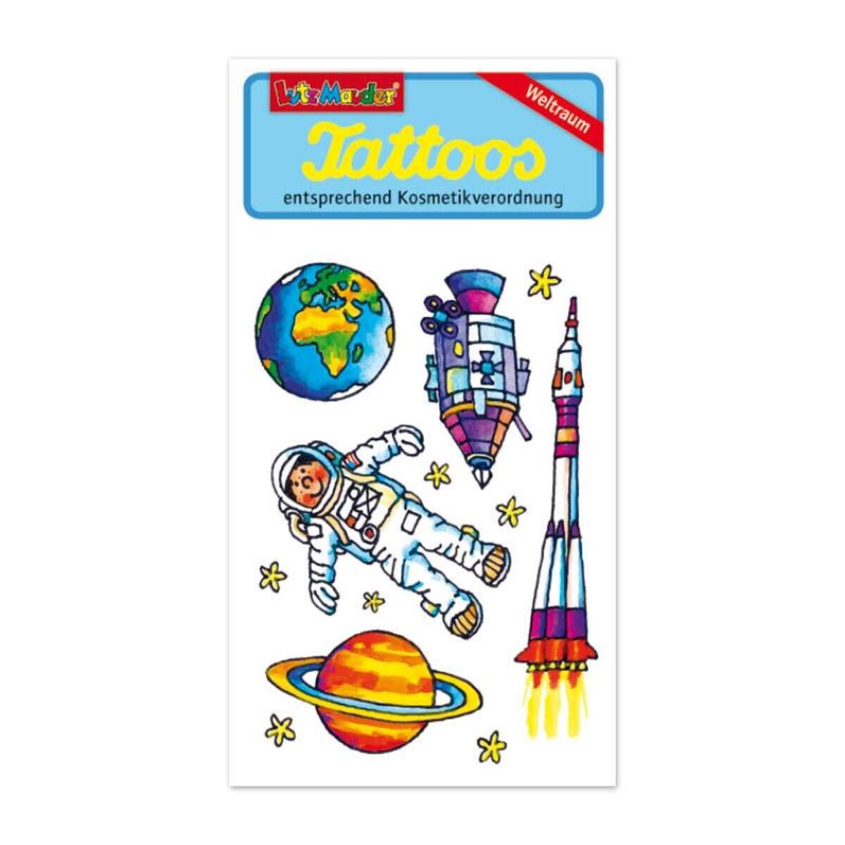 Lutz Mauder Tattoo Weltraum