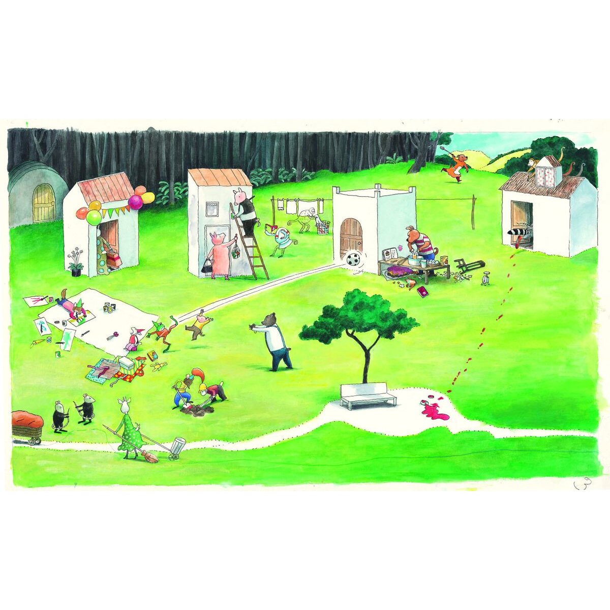 Moritz Verlag Geburtstag mit Torte