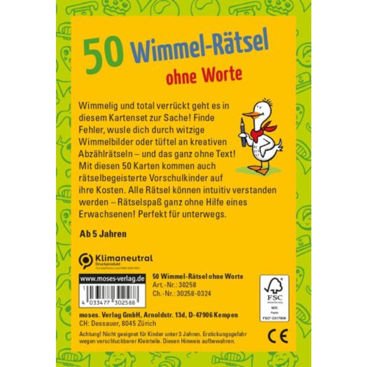 moses. 50 Wimmel-Rätsel ohne Worte