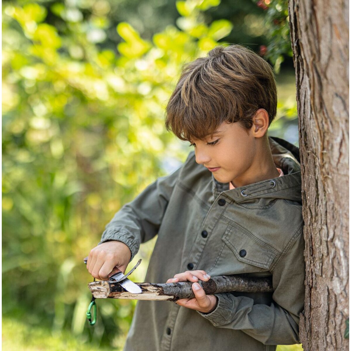 moses. Expedition Natur Klappbares Schnitzmesser mit Holzgriff