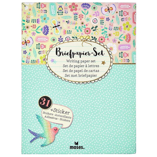 moses. Flowers & Friends Briefpapier-Set
