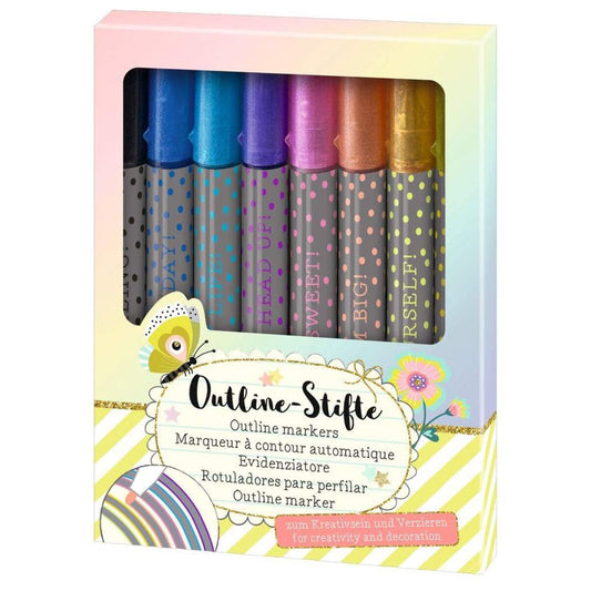 moses. Flowers & Friends Outline-Marker