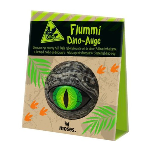 moses. Flummi Dino-Auge, 1 Stück, 2-fach sortiert