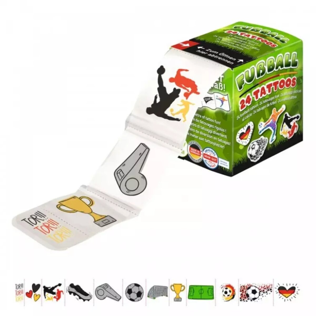 moses. Fußball Tattoos von der Rolle