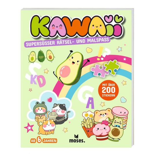 moses. Kawaii Supersüßer Rätsel- und Malspaß