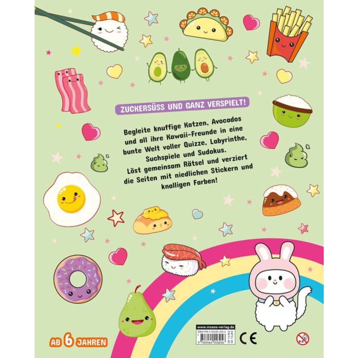 moses. Kawaii Supersüßer Rätsel- und Malspaß