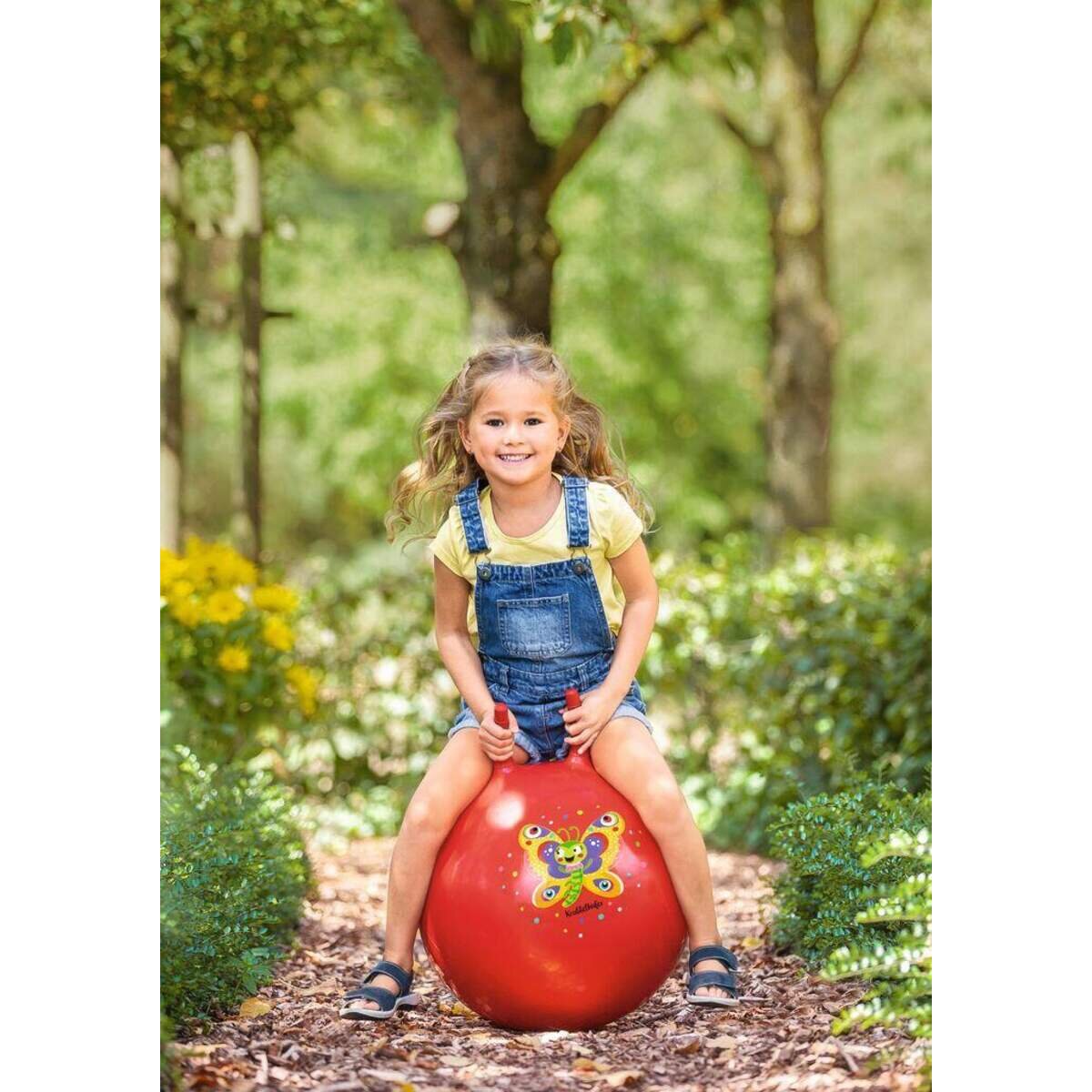 moses. Krabbelkäfer Hüpfball rot Schmetterling