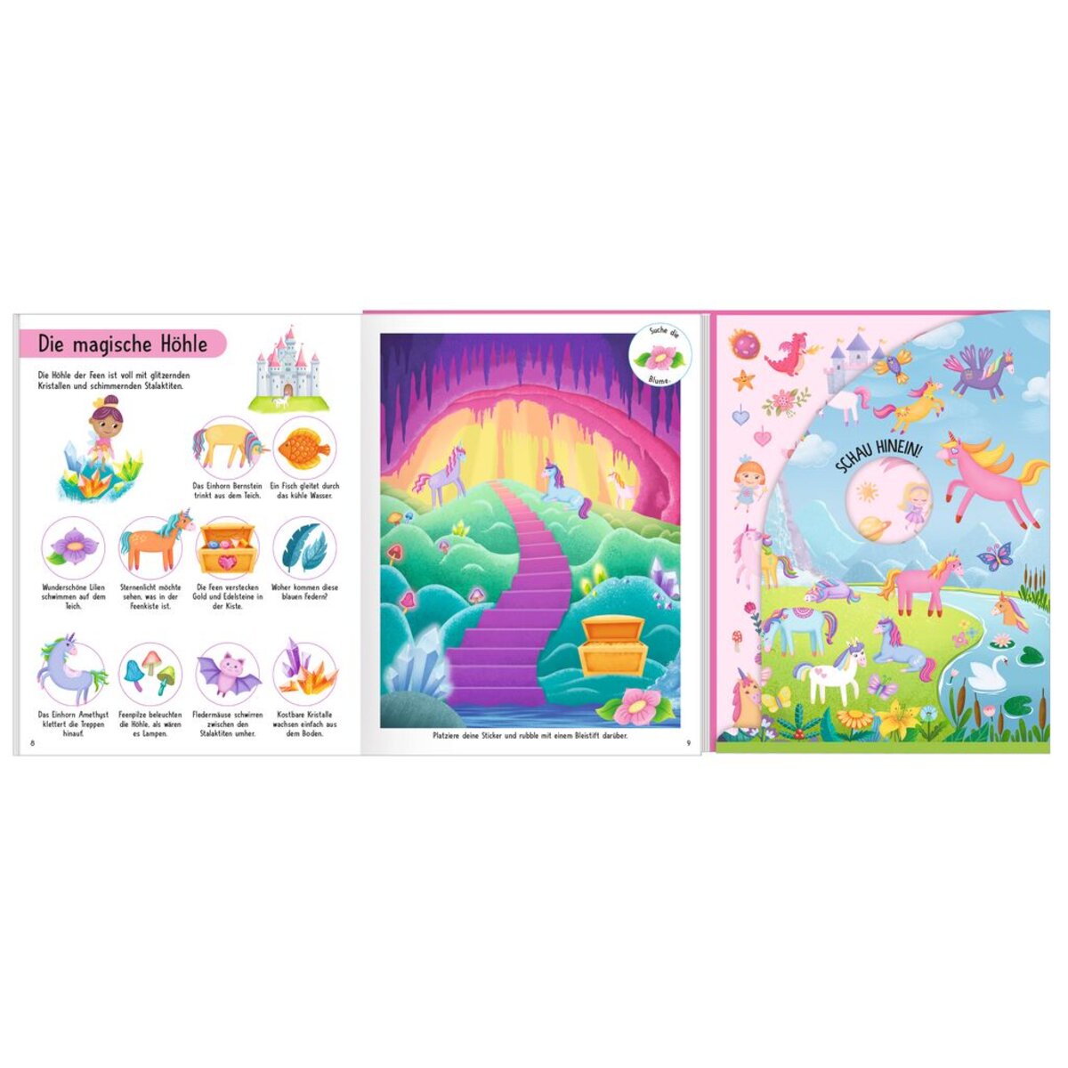 moses. Mein magisches Rubbelsticker-Buch Einhörner