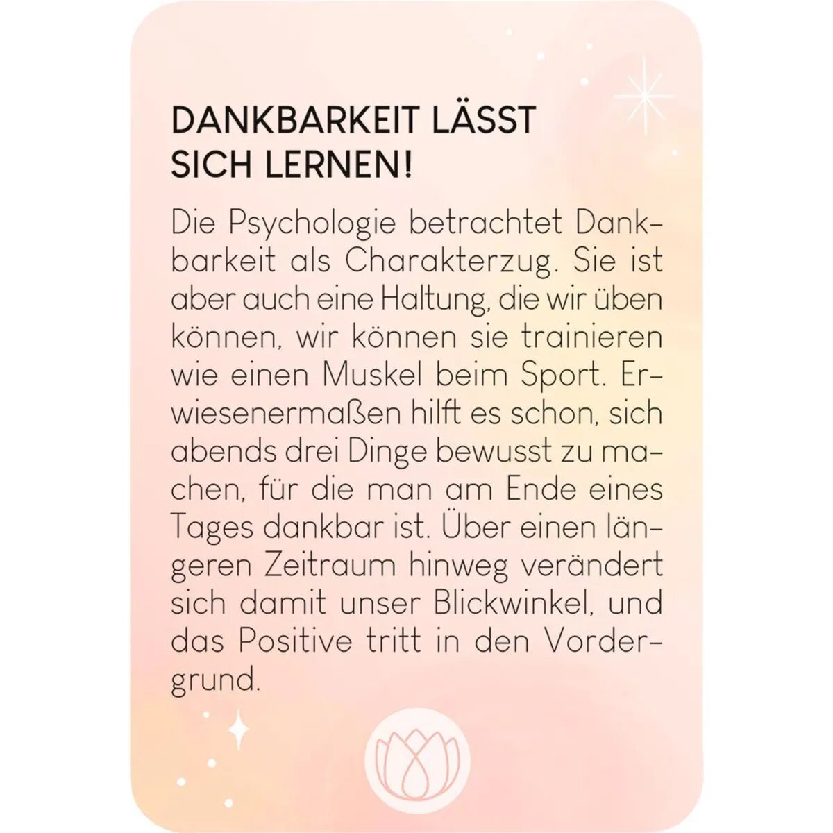 moses. Omm for you Dankbar sein