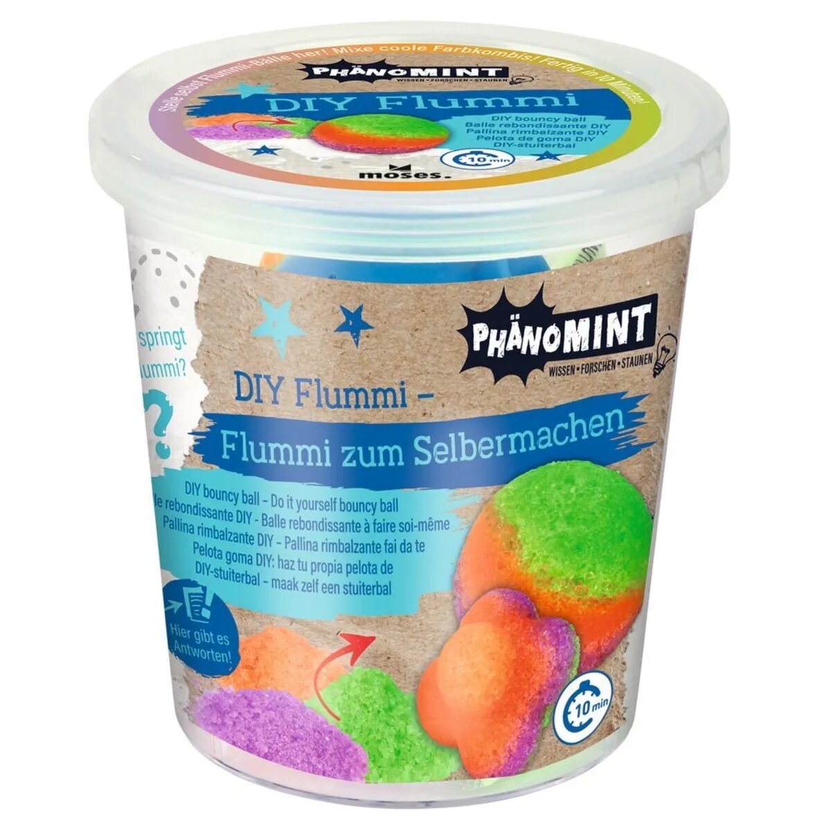 moses. PhänoMINT Flummi selber machen, 1 Stück, 2-fach sortiert