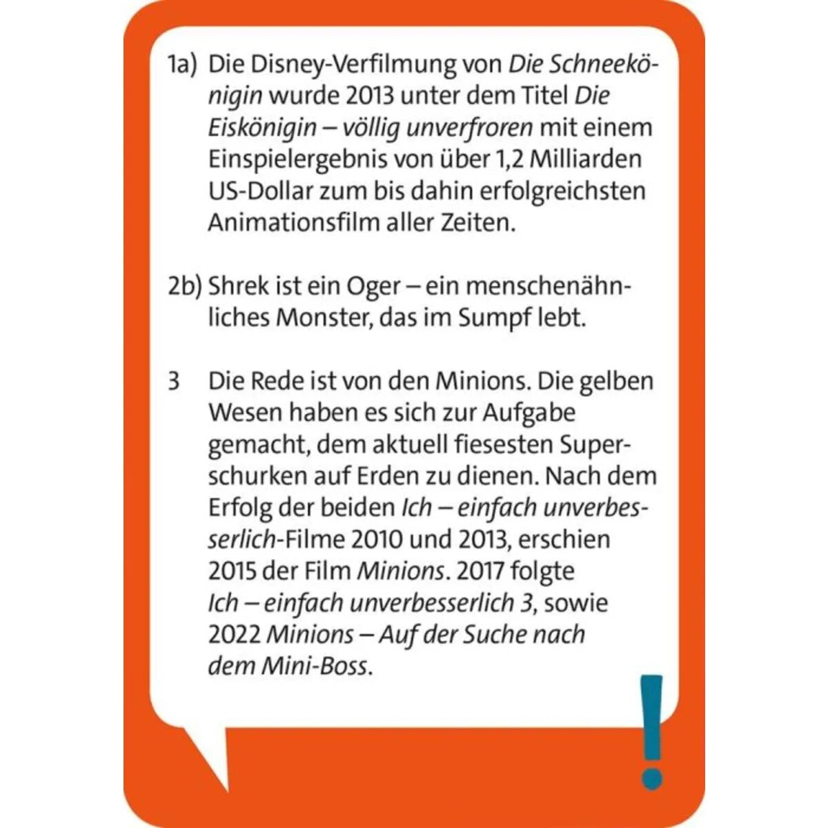 moses. Pocket Quiz Modernes Allgemeinwissen
