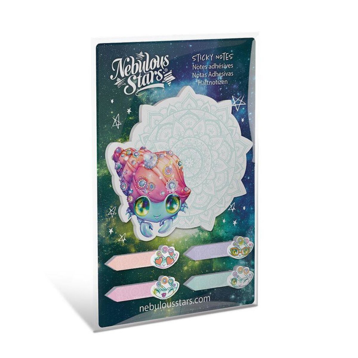 Nebulous Stars Auswahl an Klebezetteln, 1 Packung, 4-fach sortiert