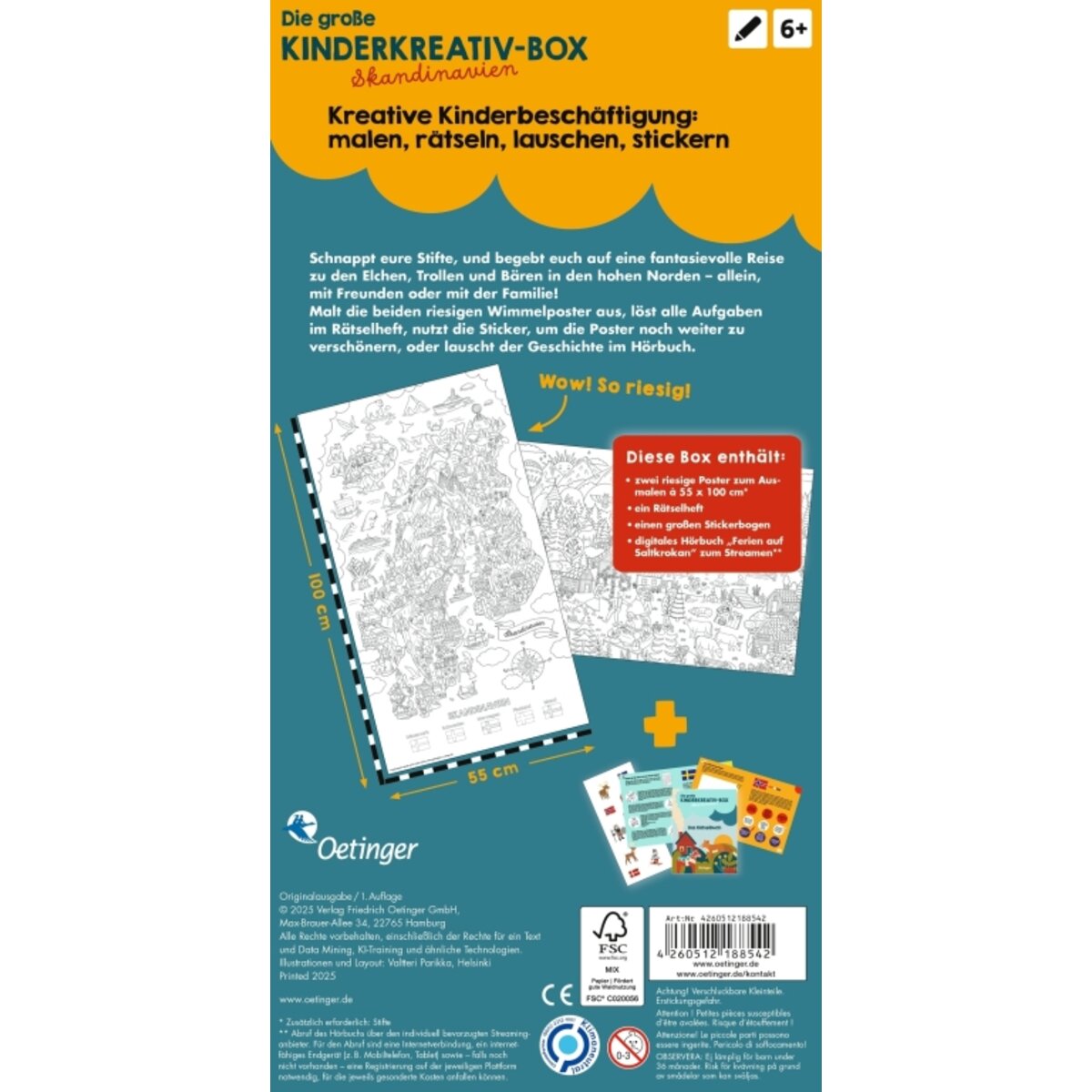 Oetinger Die große Kinderkreativbox Skandinavien