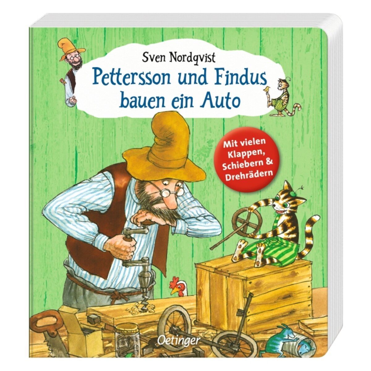 Oetinger Petterson und Findus bauen ein Auto
