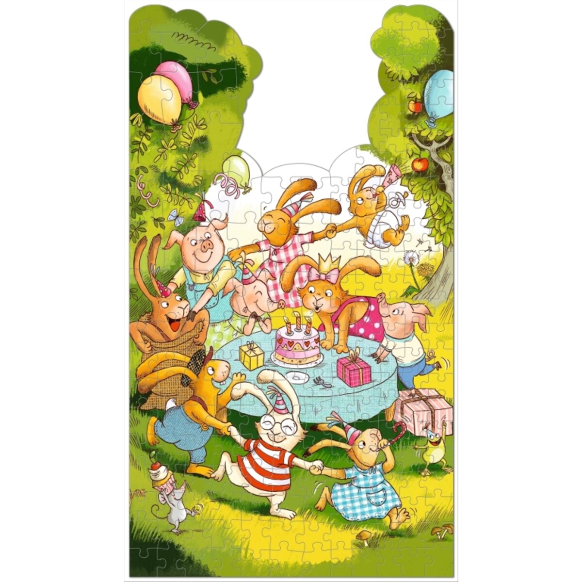 Oetinger Sieben kleine Hasen - Unser Familien Puzzle