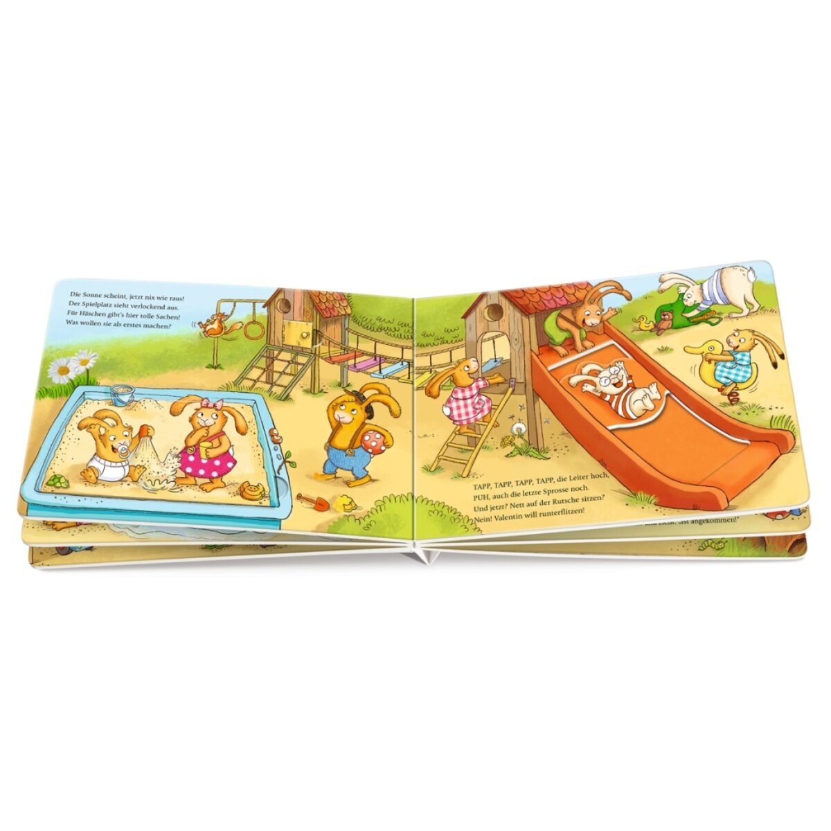 Oetinger Wenn sieben kleine Hasen tobend übern Spielplatz rasen