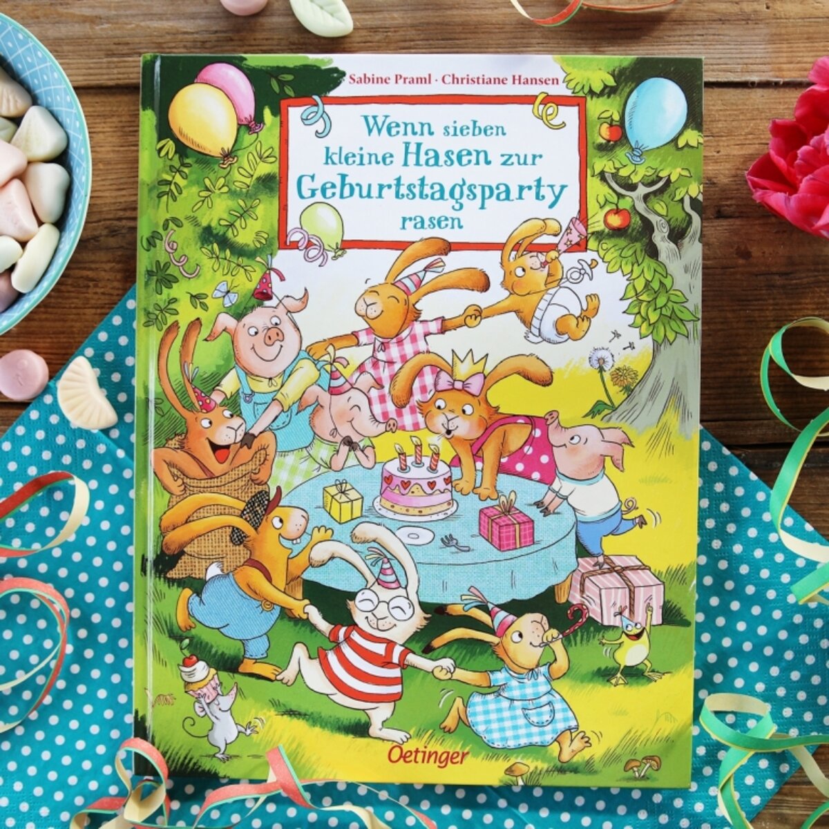 Oetinger Wenn sieben kleine Hasen zur Geburtstagsparty rasen