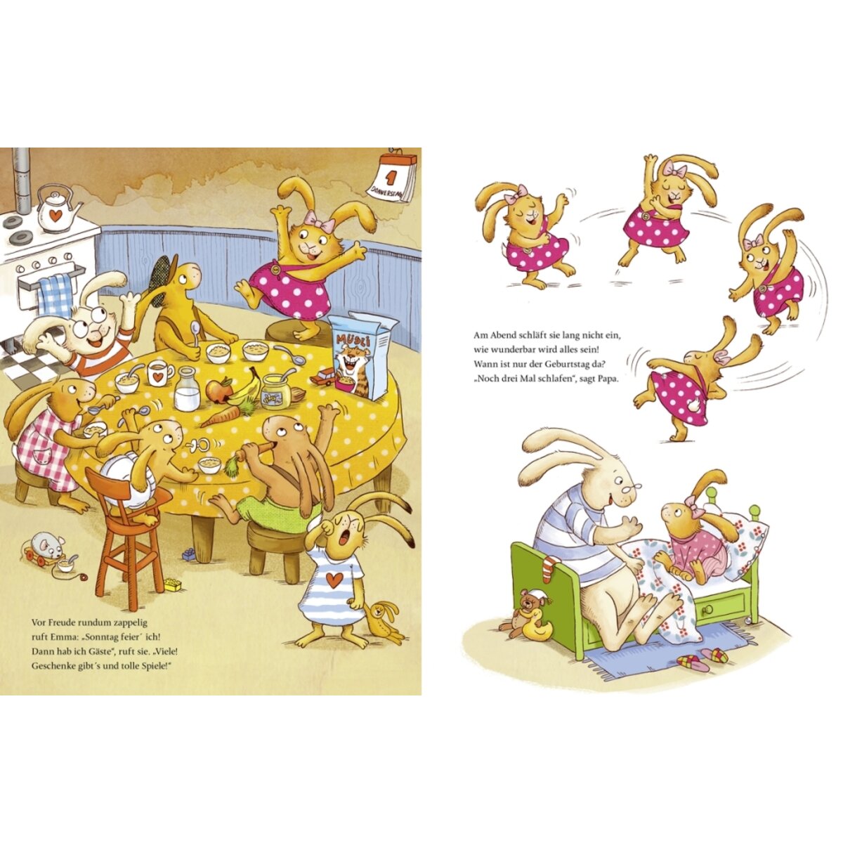 Oetinger Wenn sieben kleine Hasen zur Geburtstagsparty rasen