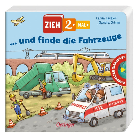 Oetinger Zieh 2-Mal .. und finde die Fahrzeuge