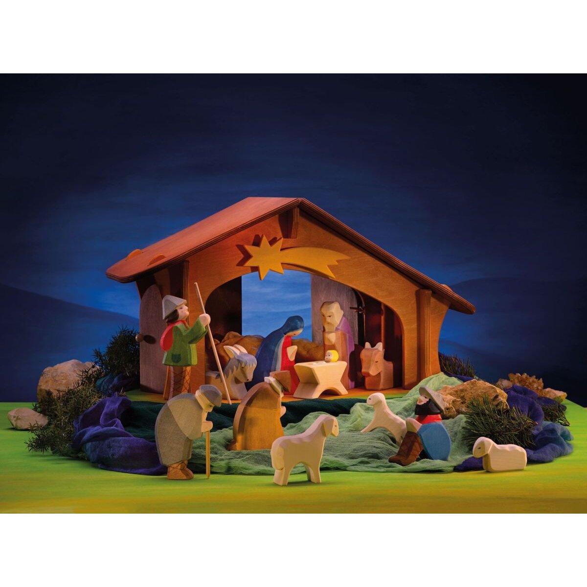 Ostheimer Krippen-Sortiment I 13-teilig