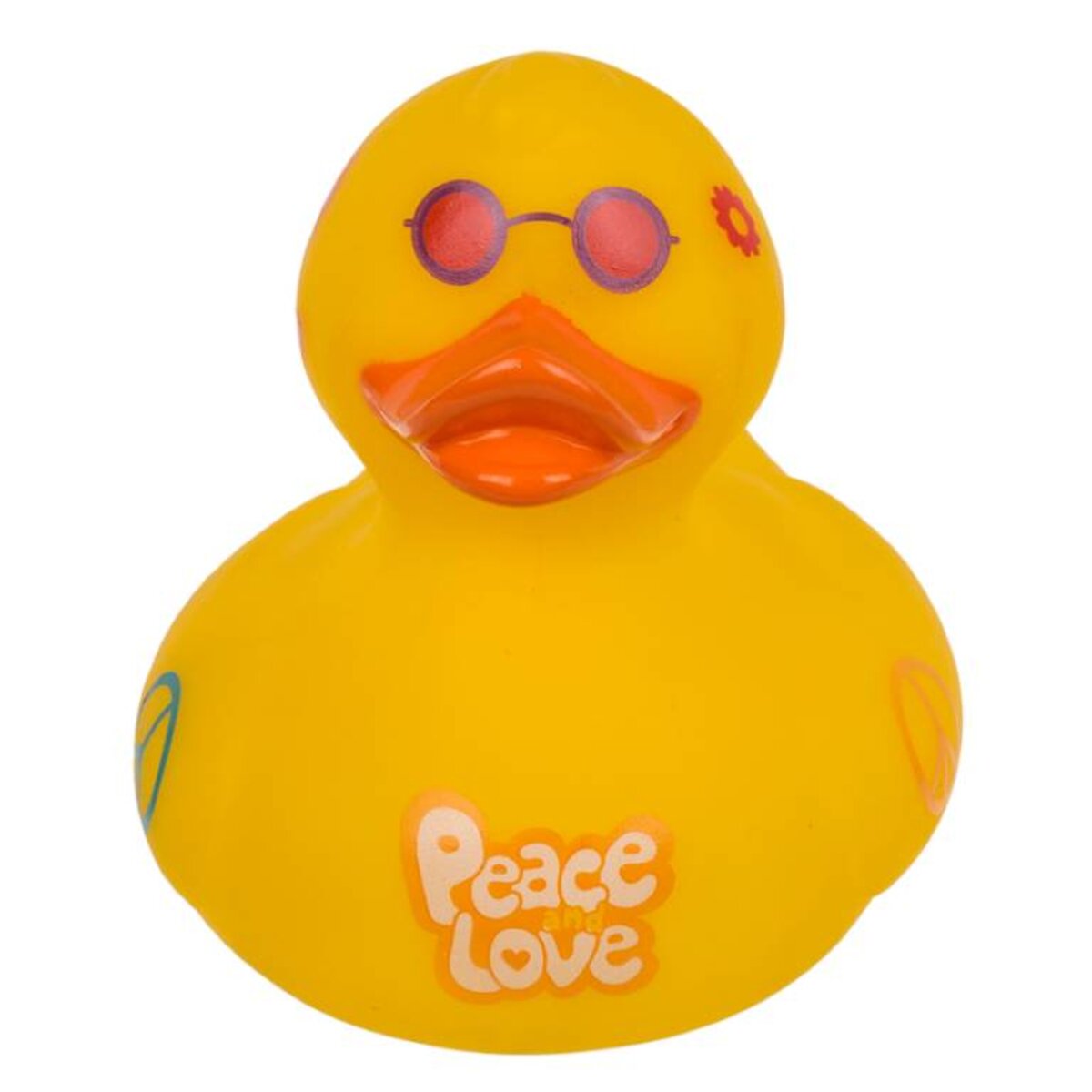 Out of the blue Hippie Ente 10 cm Gelb Quietsche-Entchen