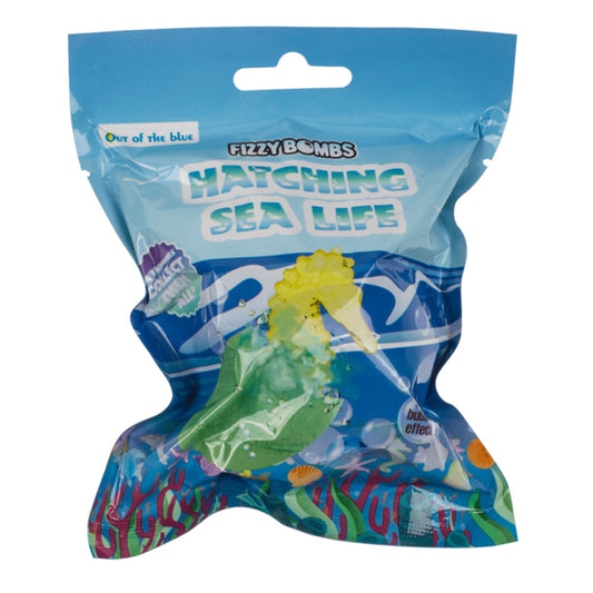 Out of the Blue Sprudelnde Kugel, mit Meereswelt-Figur, sortiert