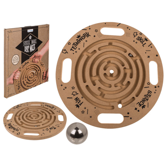 Out of the Blue Stahlkugel-Scheibenlabyrinth, 34 cm