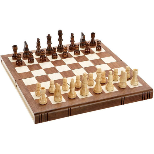 Philos Schachspiel, Reiseschach in Buchform, Königshöhe 60 mm