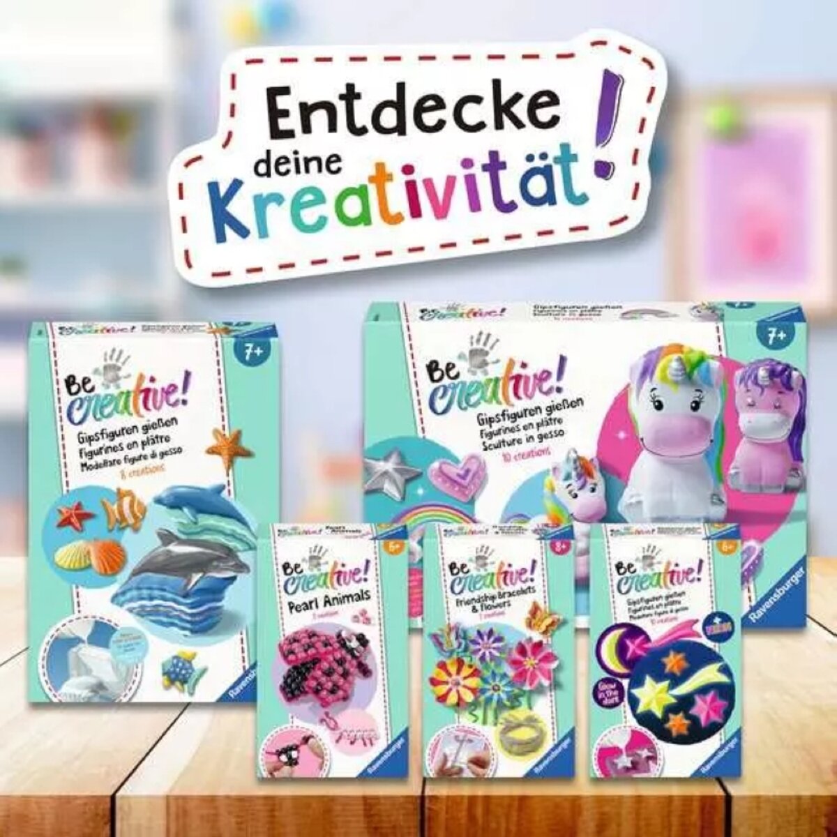 Ravensburger BeCreative Mini-Freundschaftsbändchen & Blumen Bastelset