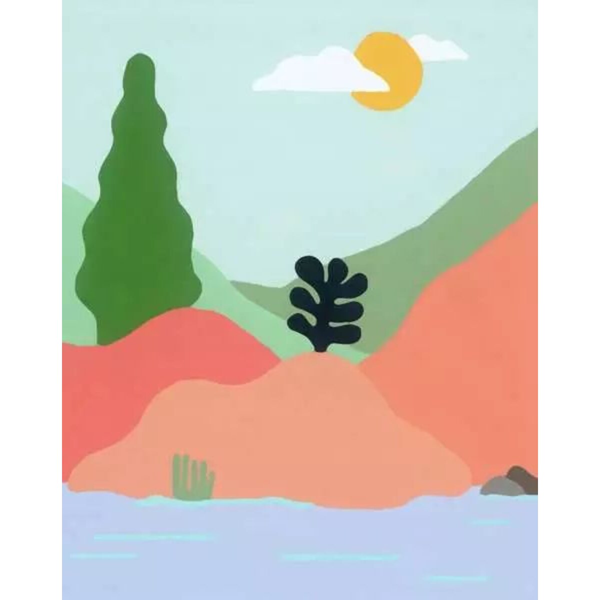 Ravensburger CreArt At the Lake - Malen nach Zahlen für Erwachsene