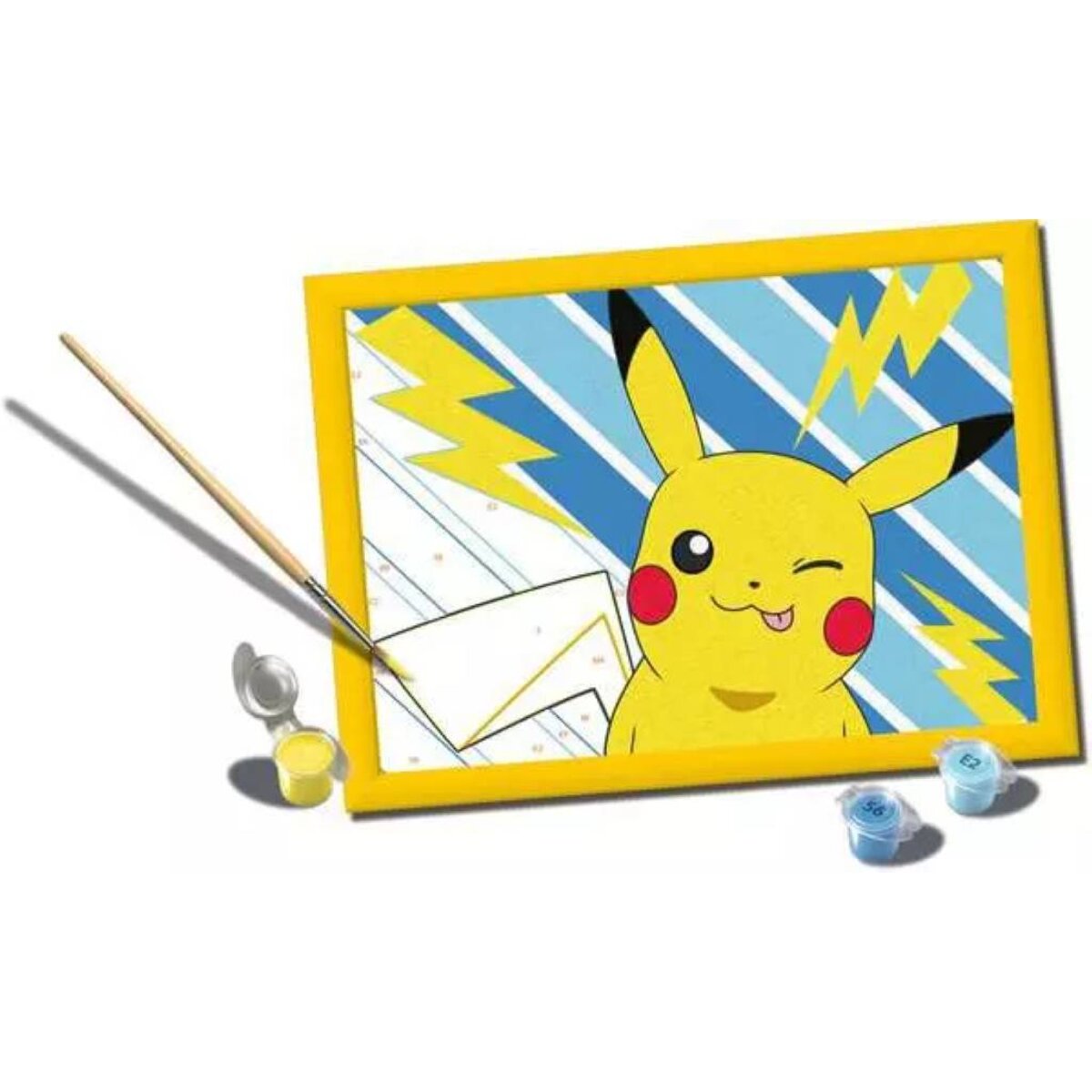 Ravensburger CreArt Malen nach Zahlen Freches Pikachu