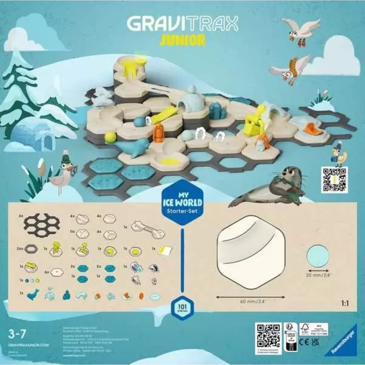 Ravensburger GraviTrax Junior Starter-Set L Ice