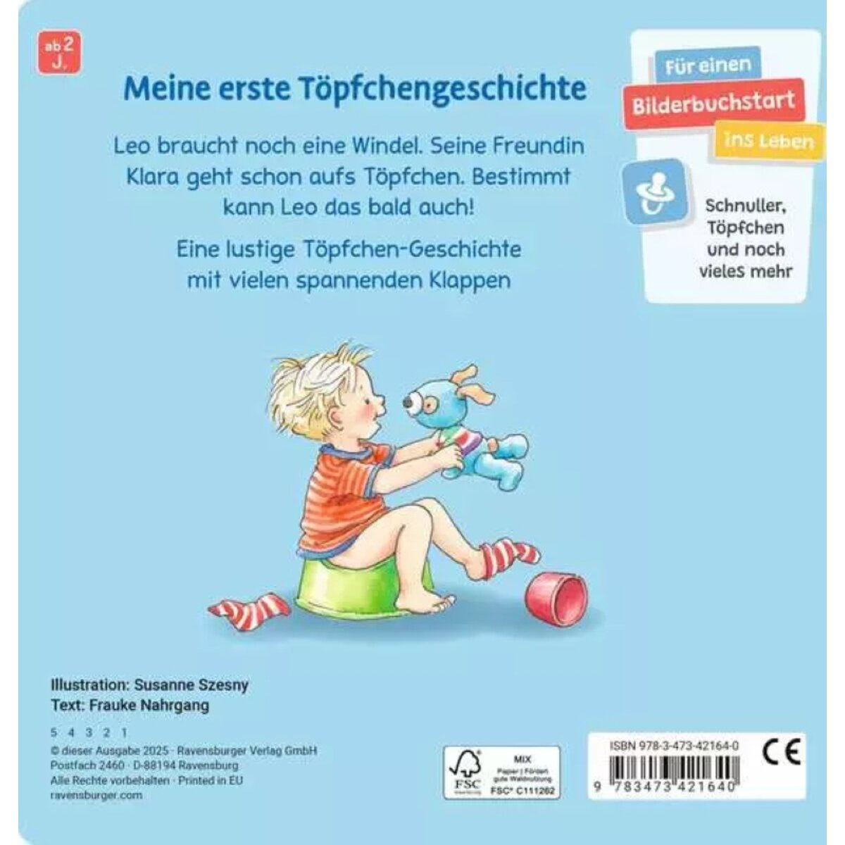 Ravensburger Kinderbuch Aufs Töpfchen gehen ist pipileicht