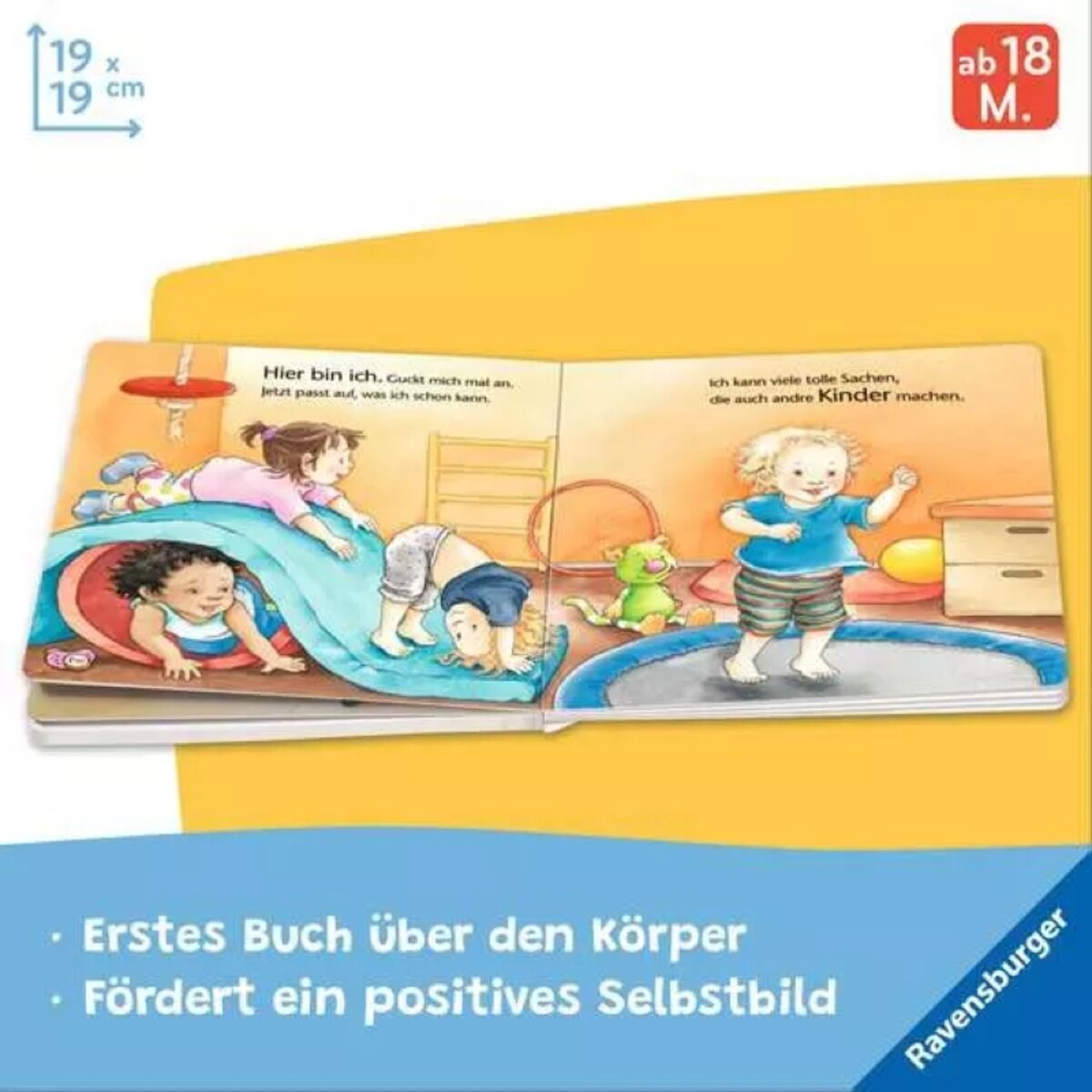 Ravensburger Kinderbuch Augen Bauch und Hände Mein erstes Körperbuch