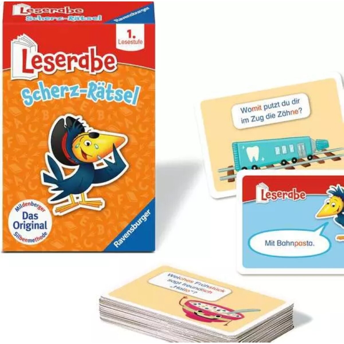 Ravensburger Leserabe Scherz-Rätsel Kartenspiel für Schulanfänger