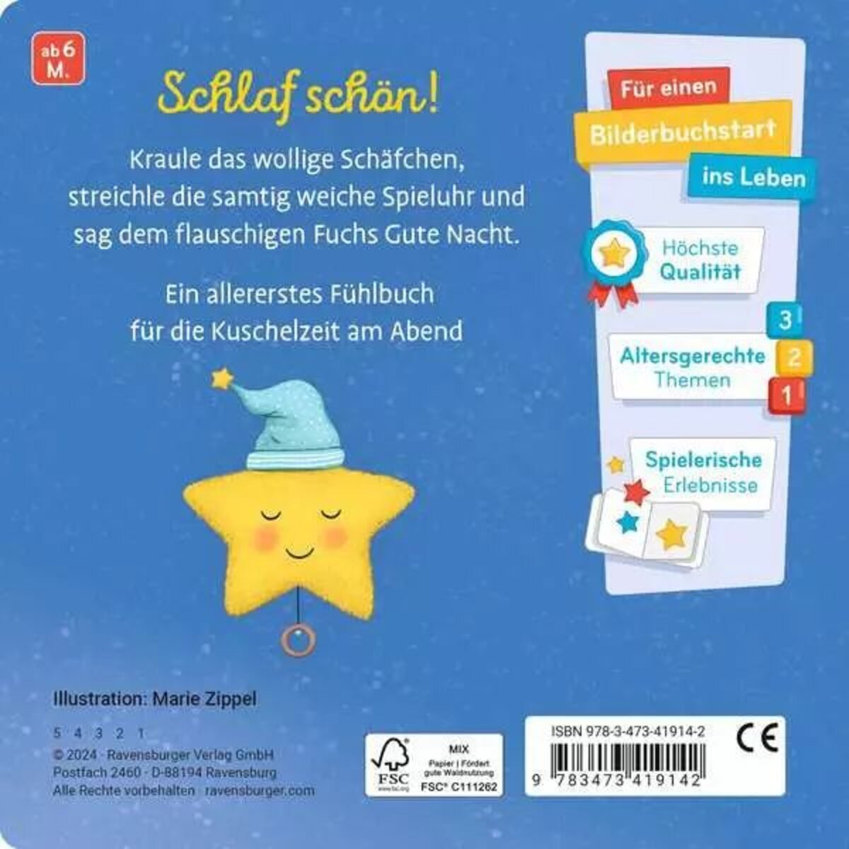 Ravensburger Mein allererstes Fühlbuch: Gute Nacht