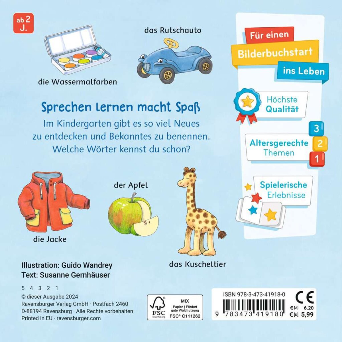 Ravensburger Mein Bilder-Wörterbuch: Im Kindergarten