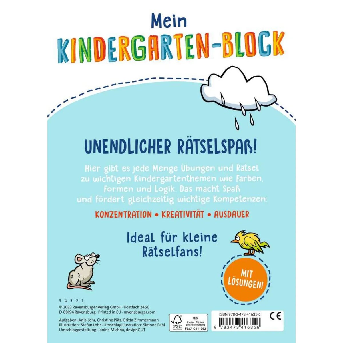 Ravensburger Mein dicker Kindergarten-Block