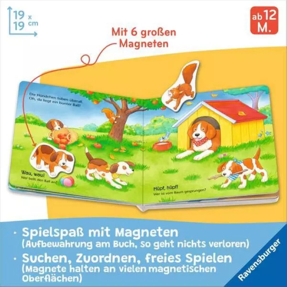 Ravensburger Mein erstes Magnetbuch Wer gehört zu wem? Tierkinder