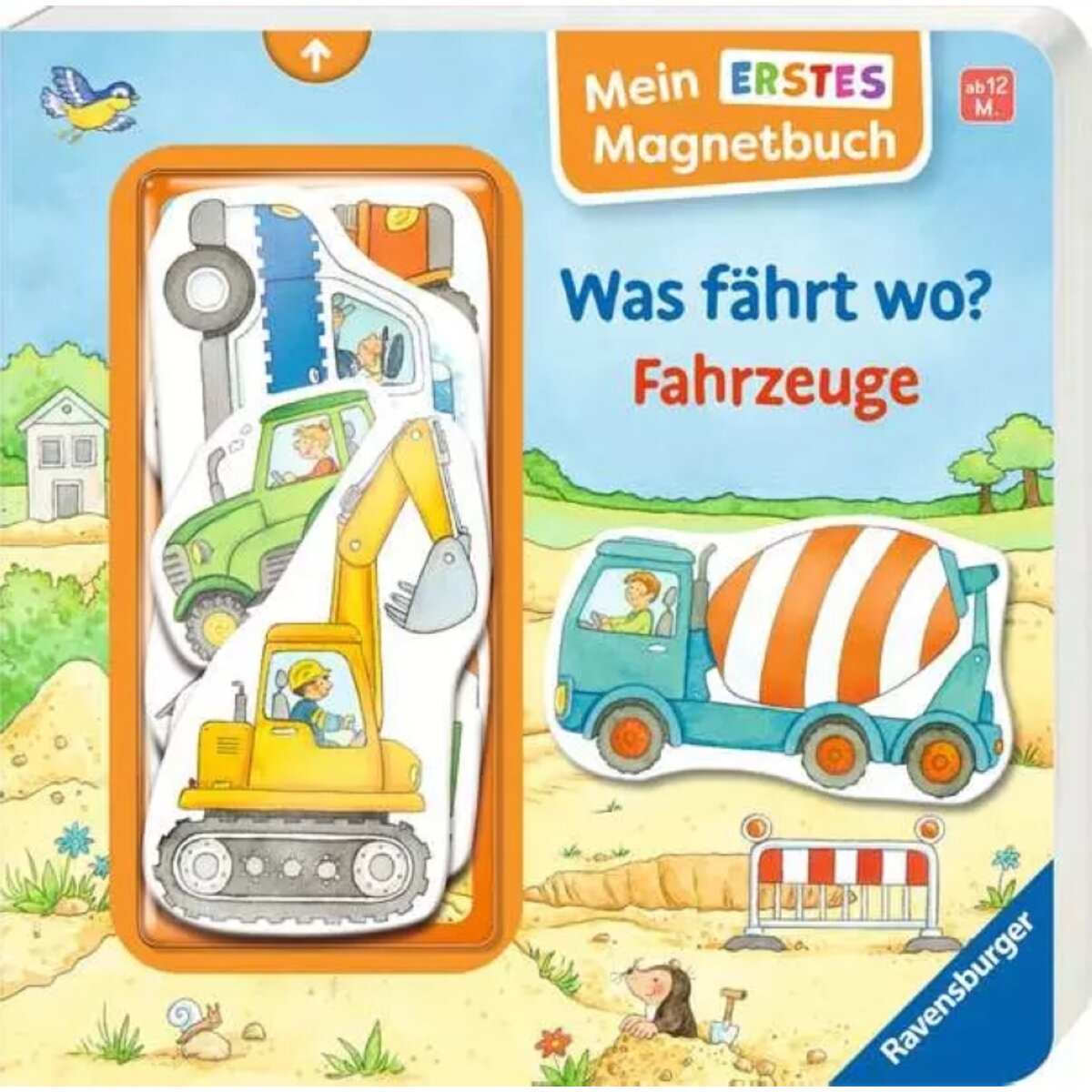 Ravensburger Mein erstes Magnetbuch Was fährt wo? Fahrzeuge