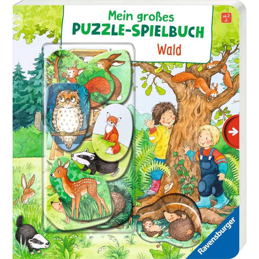 Ravensburger Mein großes Puzzle-Spielbuch: Wald