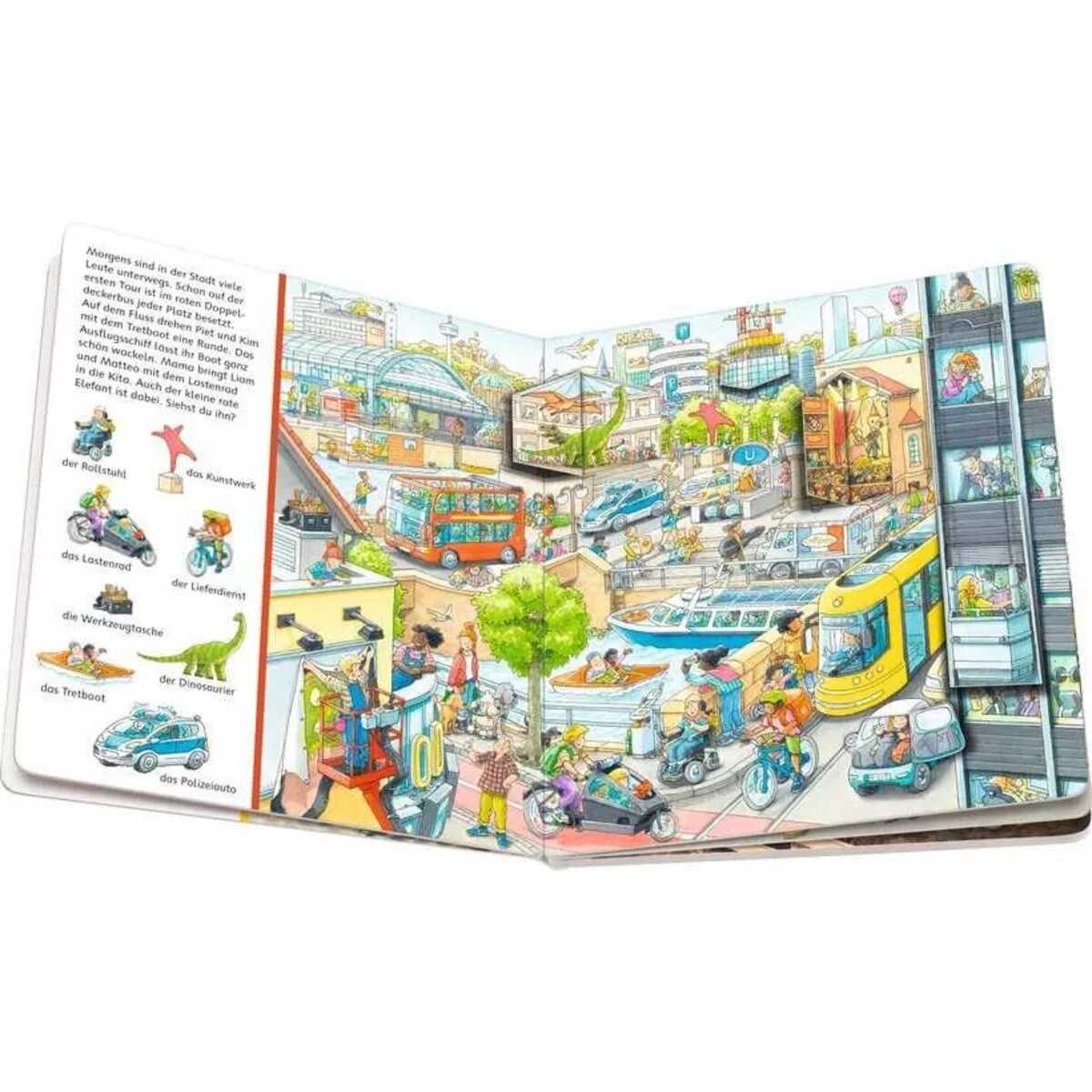 Ravensburger Mein Sachen suchen Wimmelbuch: In der Stadt