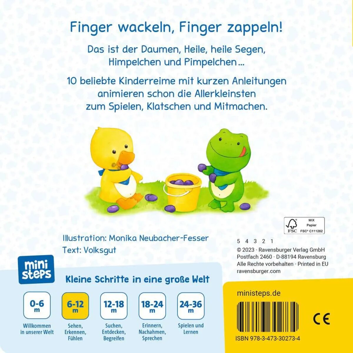 Ravensburger ministeps: Fingerspiele für Klitzekleine