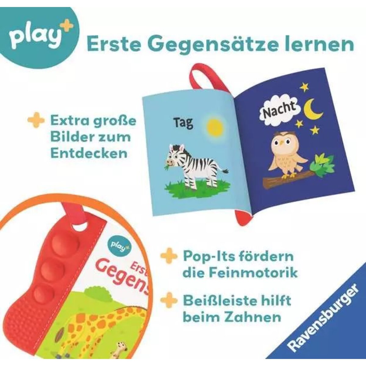 Ravensburger play+ flip&pop: Erste Gegensätze
