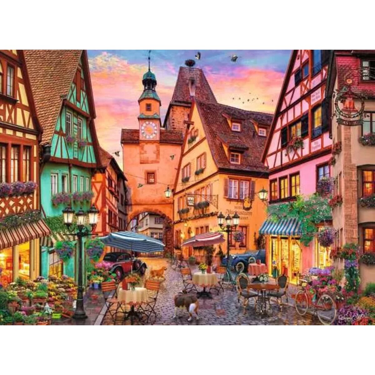 Ravensburger Puzzle 500 Teile Bayerische Romantik 49 x 36 cm